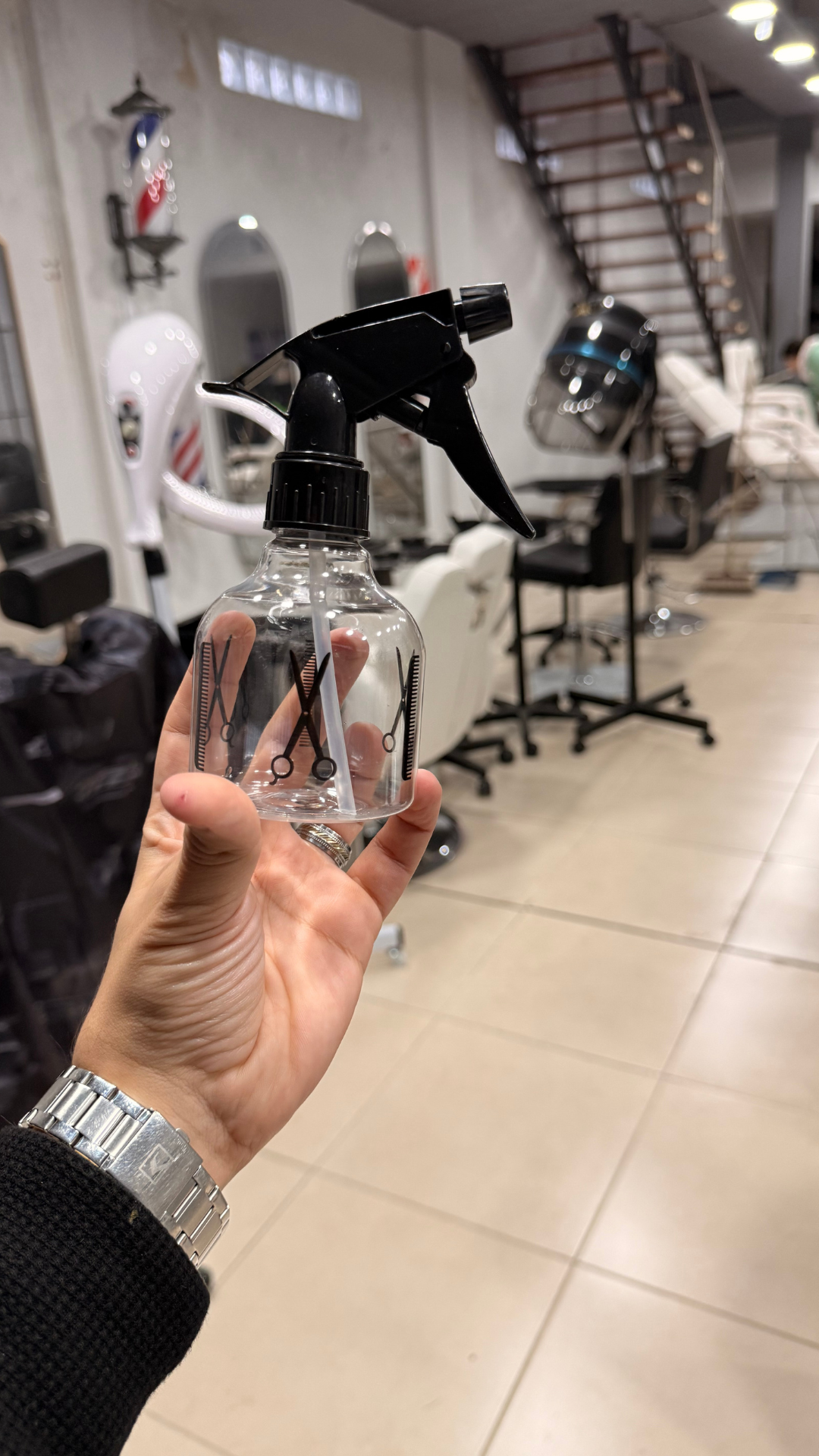 Pulverizador plastico redondo