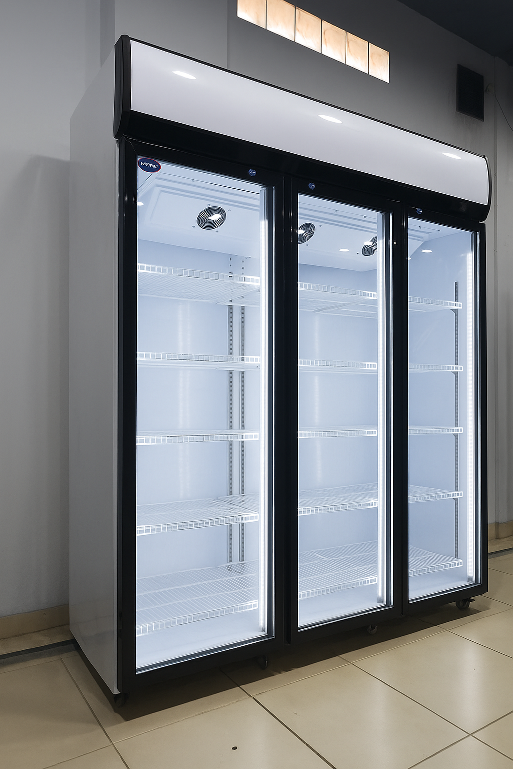 Exhibidora vertical 1350 L